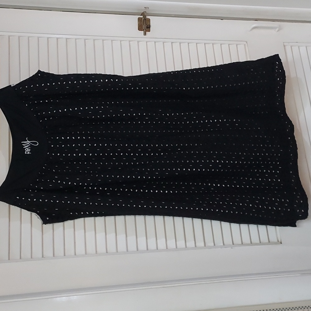Cute Roxy sundress size large this dress has a liner underneath the black part - Picture 4 of 11